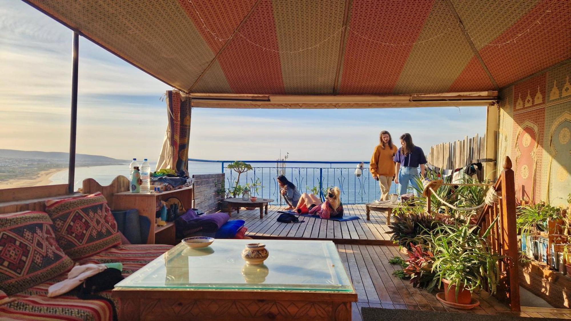 Хостел Kekai Surf House Тагазут Экстерьер фото